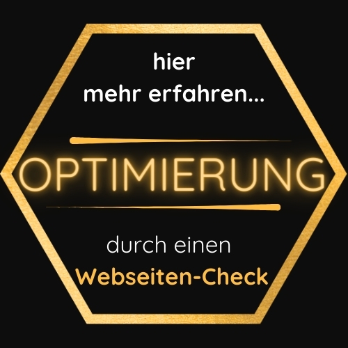 Webseiten-Check - Optimierung: Nutze meinen Webseiten-Check, um Stärken und Schwächen zu identifizieren und konkrete Handlungsempfehlungen für Deinen digitalen Erfolg zu erhalten. Hier klicken und mehr erfahren